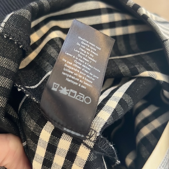 NEW Rag & Bone Woman Simone Cropped Checked Woven Skinny Pants Gray Size 4 - Picture 11 of 11